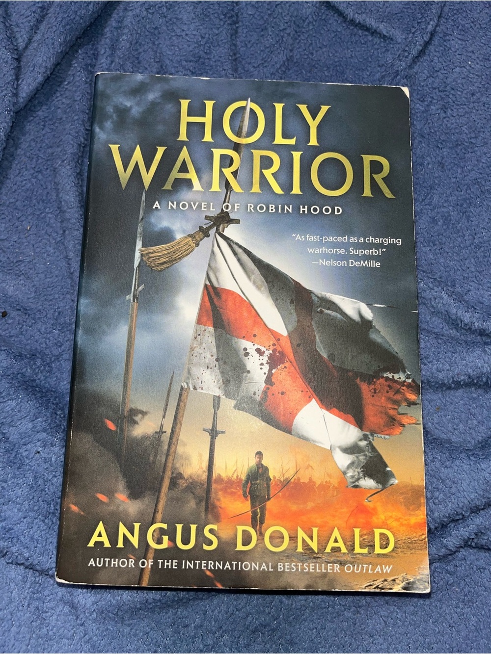 Holy Warrior Paperback A Novel Of Robin Hood by Angus Donald as pictured